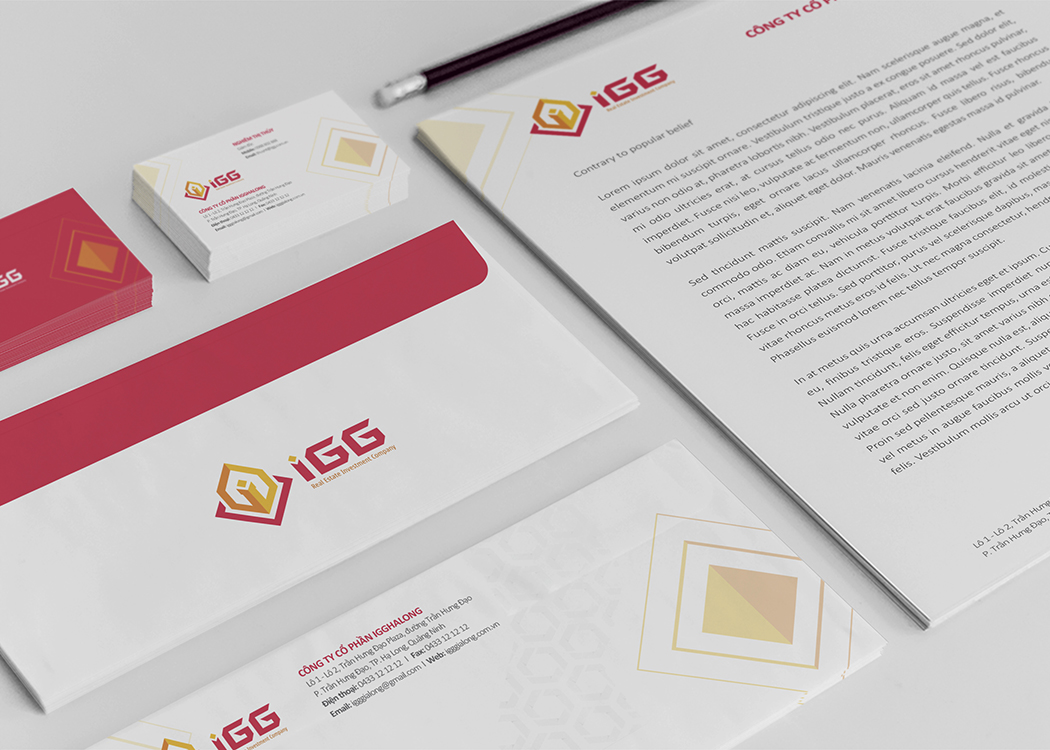 IGG - Thiết kế logo và nhận diện thương hiệu công ty bất động sản IGG